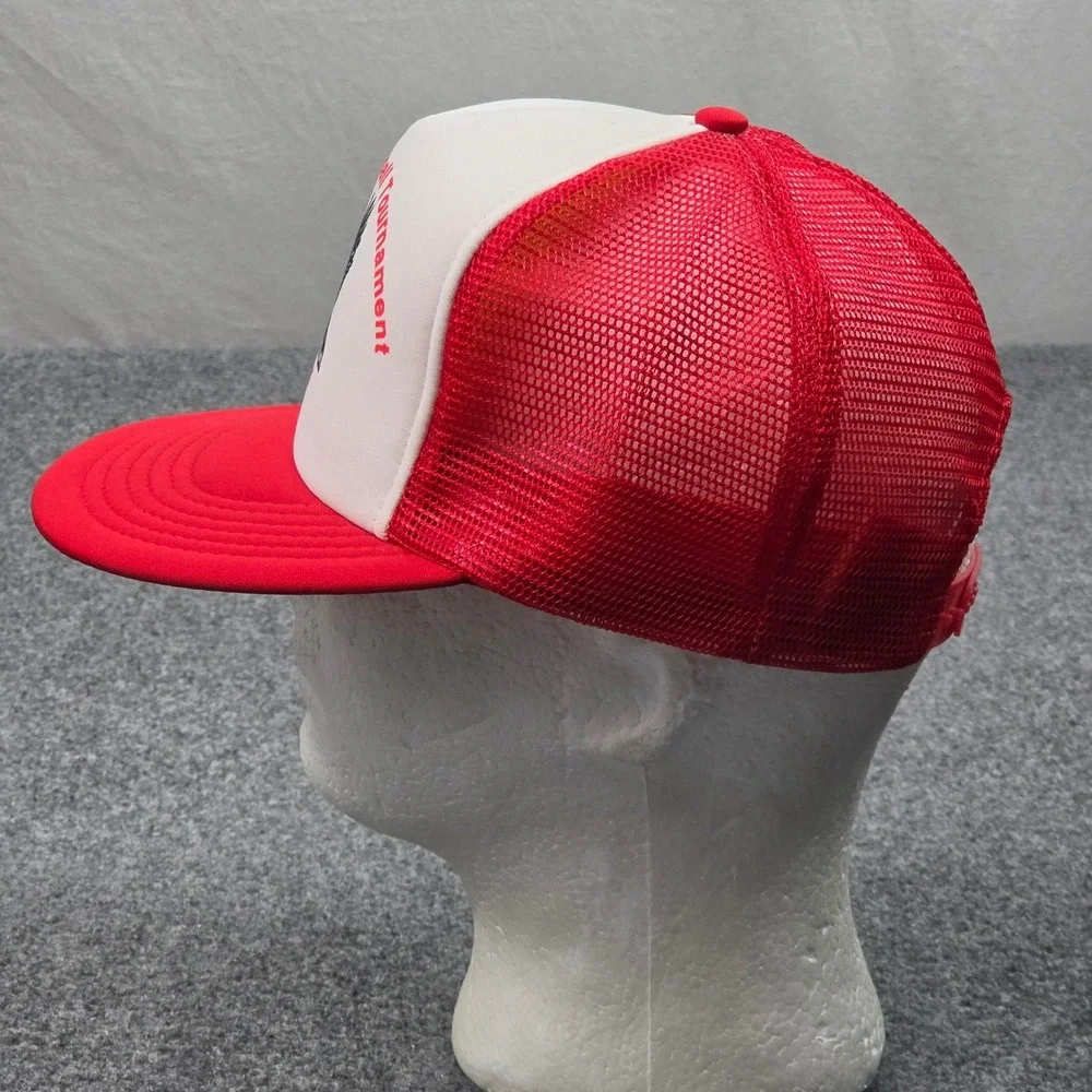 Vintage Willmar Minnesota‎ Trucker Hat Red White Eagles Softball Tournament 80s